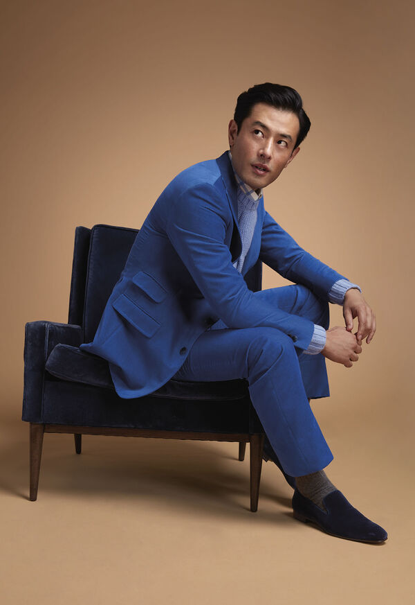 Paul Stuart Shop Blue Corduroy Look, image 1